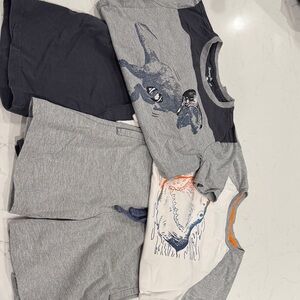 Gray and Navy Graphic T-Shirts and Shorts Sets boy’s Tommy Bahama